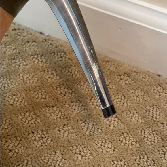 BCBGMaxAzria Vero Cuoio Rhinestone Peep Pumps - Picture 8 of 8